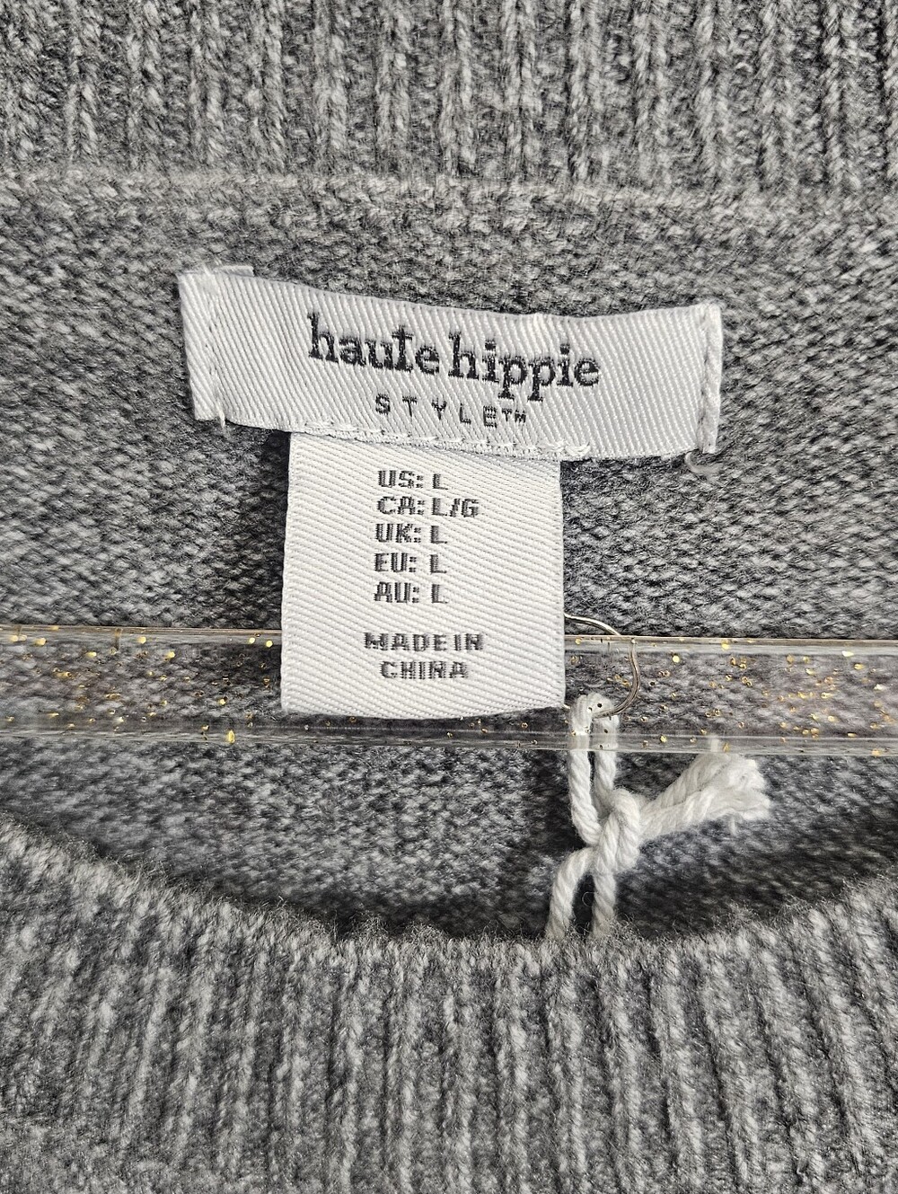 Haute Hippie womens gray embroidered sugar skull pullover sweater large new NWT - Picture 4 of 11